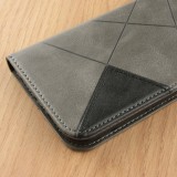 Coque iPhone 11 - Flip Géometrique - Gris