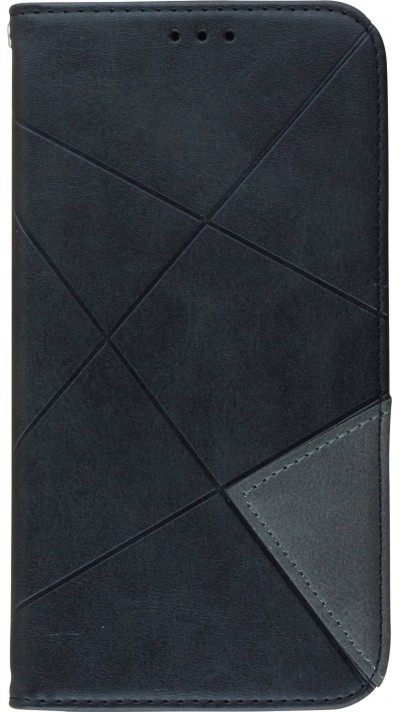 Coque iPhone 11 - Flip Géometrique - Noir