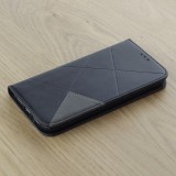 Coque iPhone 11 - Flip Géometrique - Noir