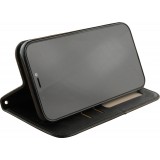 Coque iPhone 12 Pro Max - Flip Géometrique - Noir