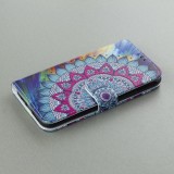 Fourre iPhone 11 Pro - Flip Mandala rainbow