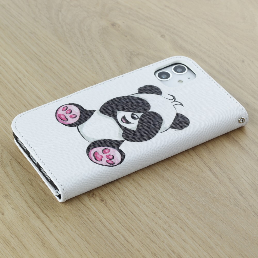 Coque iPhone 11 - Flip Panda Play