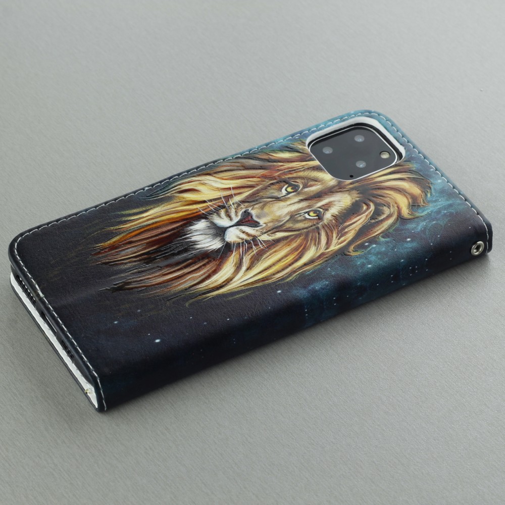 Fourre iPhone 11 Pro - Flip Space Lion