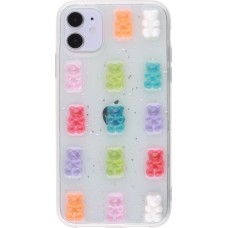 Coque iPhone 12 / 12 Pro - Gel Bonbons Oursons 3D