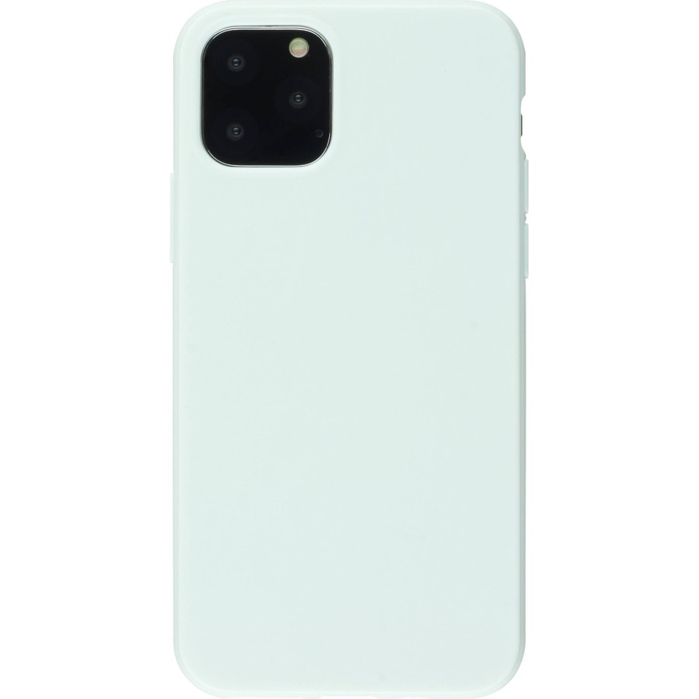 Hülle iPhone 12 mini - Gummi - Weiss