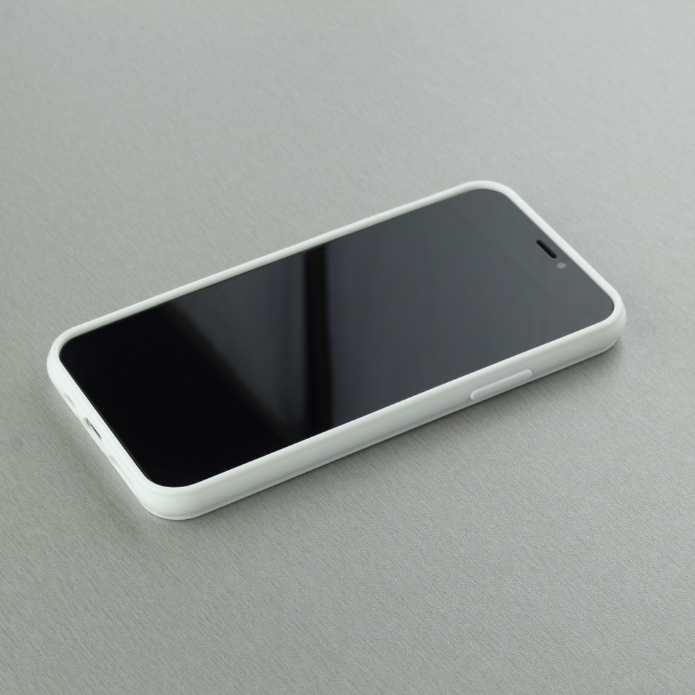 Hülle iPhone 11 - Gummi - Weiss