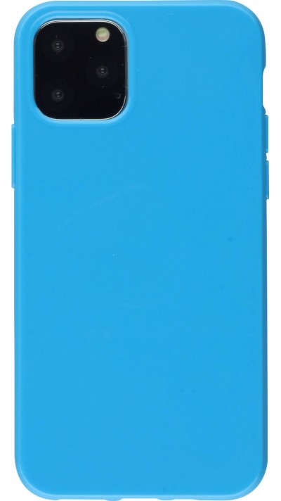 Coque iPhone 11 - Gel - Bleu foncé