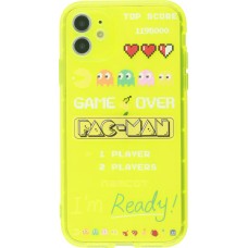 Hülle iPhone 11 - Gummi pac-man - Gelb