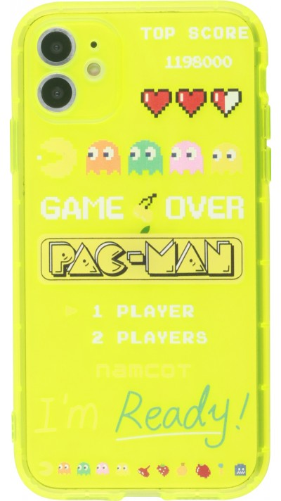 Coque iPhone 11 - Gel pac-man jaune