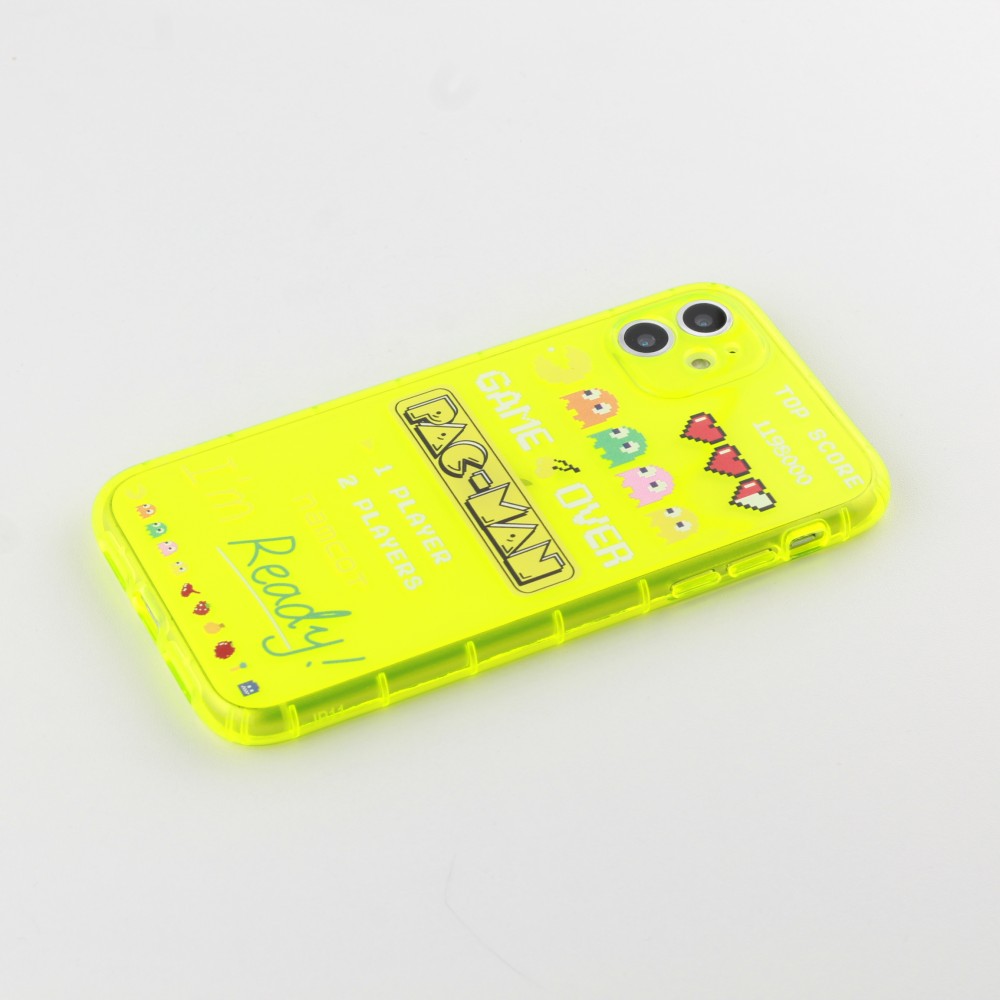 Coque iPhone 11 - Gel pac-man jaune