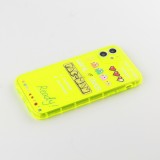 Hülle iPhone 11 - Gummi pac-man - Gelb