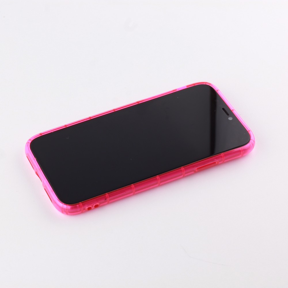 Coque iPhone 11 - Gel pac-man - Rose