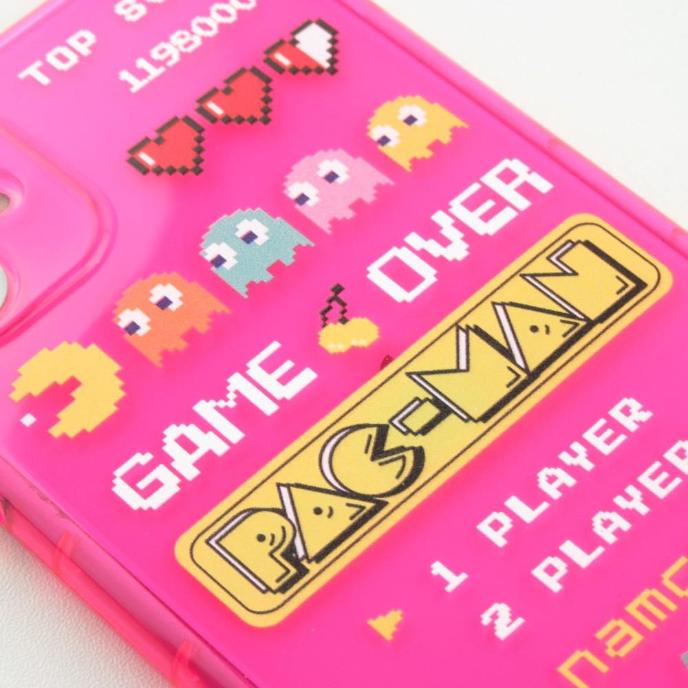 Coque iPhone 11 - Gel pac-man - Rose