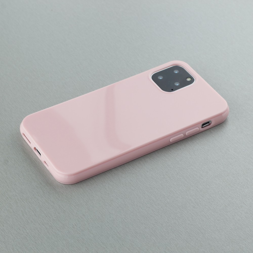 Coque iPhone 12 / 12 Pro - Gel - Rose clair