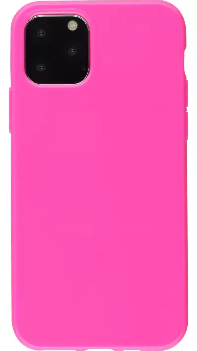 Coque iPhone 11 Pro - Gel - Rose foncé