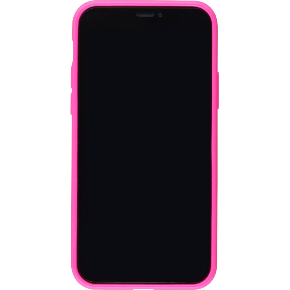 Hülle iPhone 11 Pro - Gummi - Dunkelrosa
