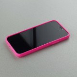 Coque iPhone 12 mini - Gel - Rose foncé