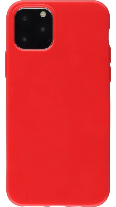 Hülle iPhone 11 Pro - Gummi - Rot