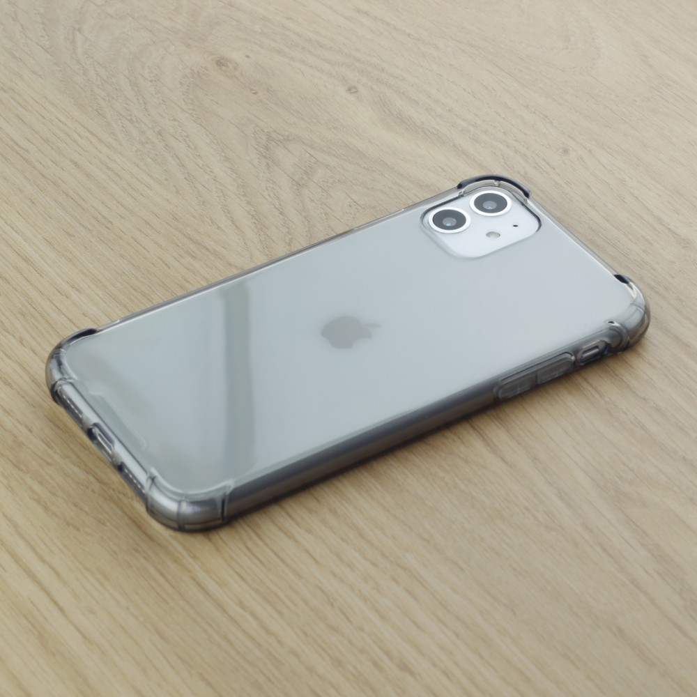 Coque iPhone 11 - Gel transparent bumper - Noir