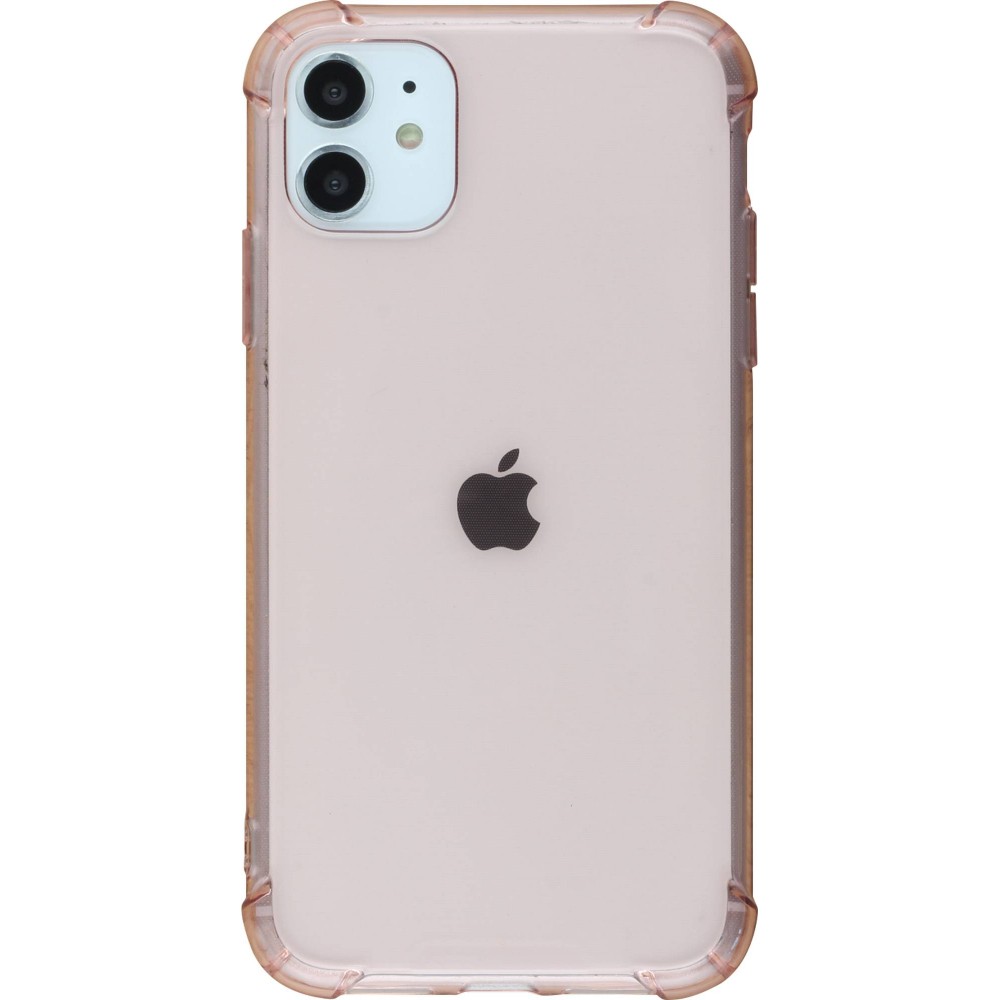 Coque iPhone 11 - Gel transparent bumper - Rose