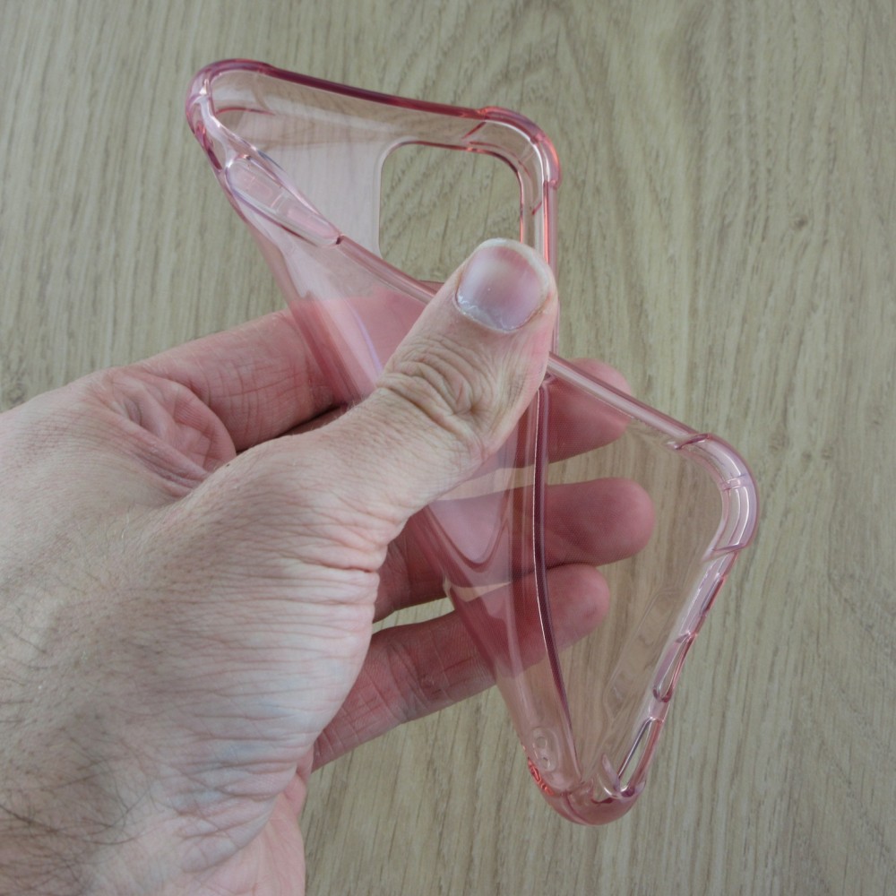 Coque iPhone 11 - Gel transparent bumper - Rose