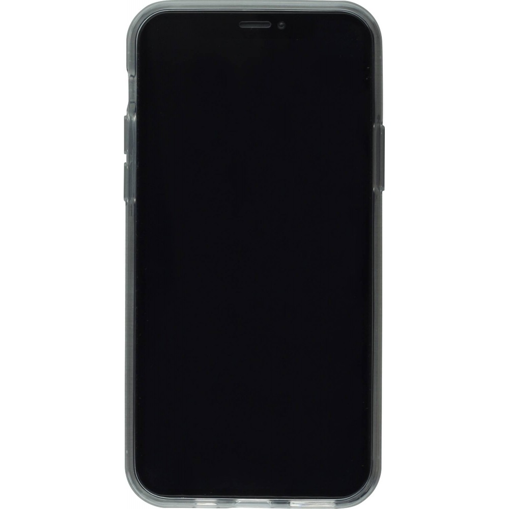 Coque iPhone 11 Pro Max - Gel transparent - Gris