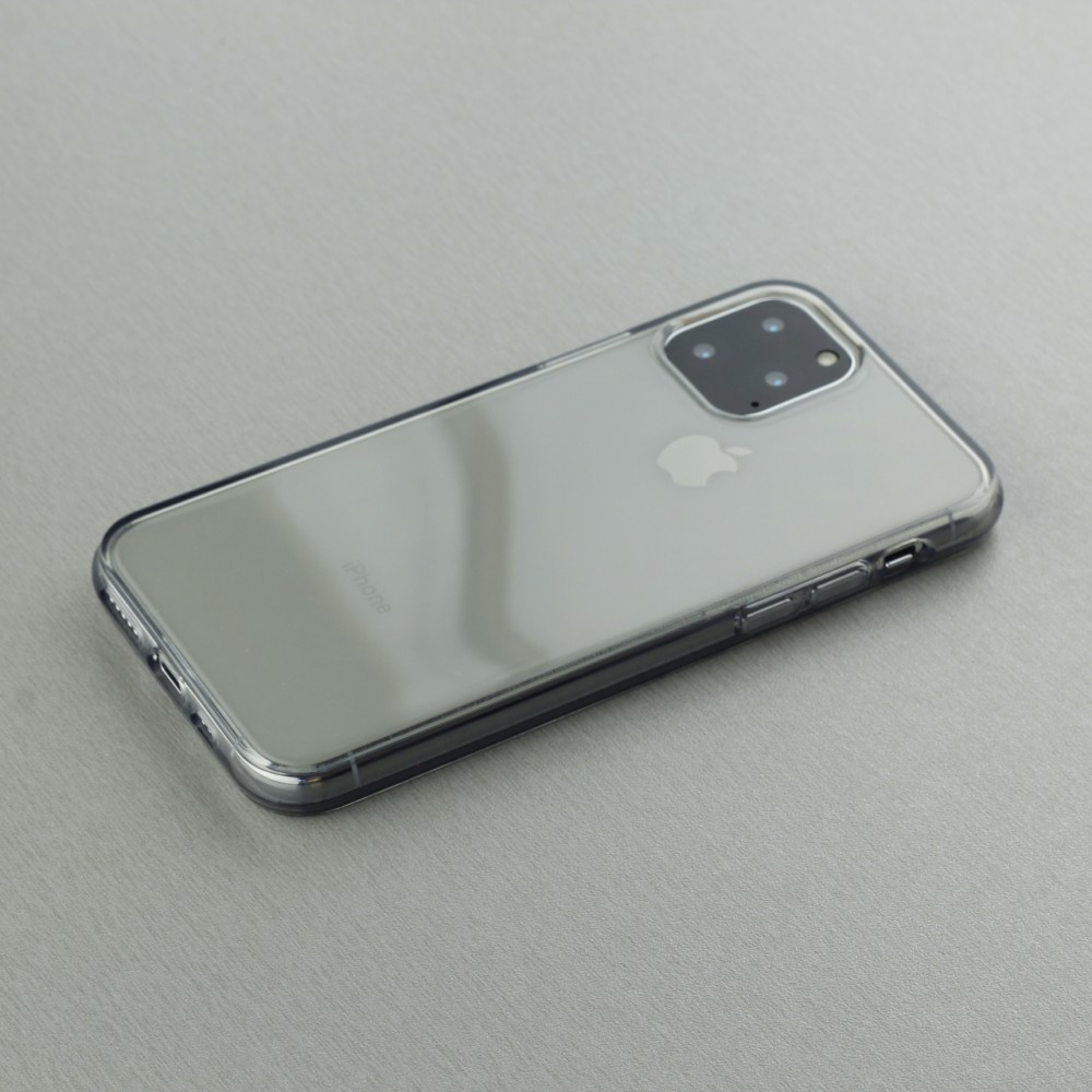 Hülle iPhone 11 Pro - Gummi transparent - Grau
