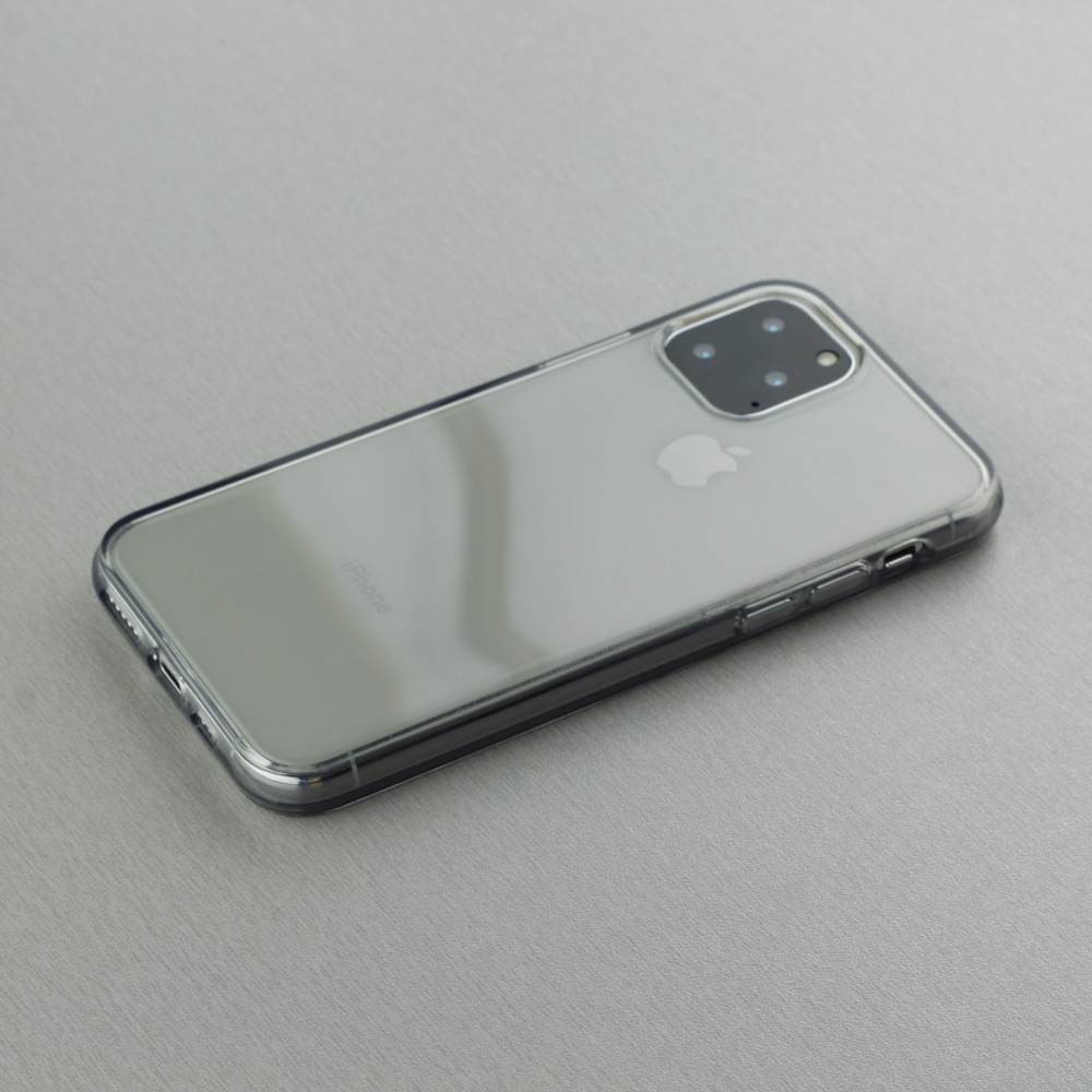 Coque iPhone 11 Pro Max - Gel transparent - Gris