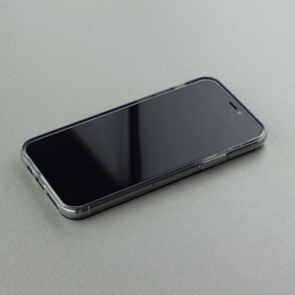 Coque iPhone 11 Pro Max - Gel transparent - Gris