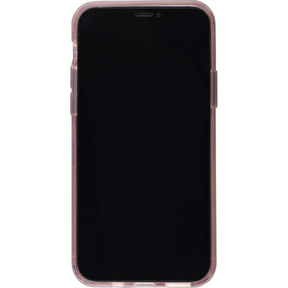 Coque iPhone 11 Pro - Gel transparent - Rose clair
