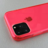 Coque iPhone 11 Pro - Gel transparent - Rouge
