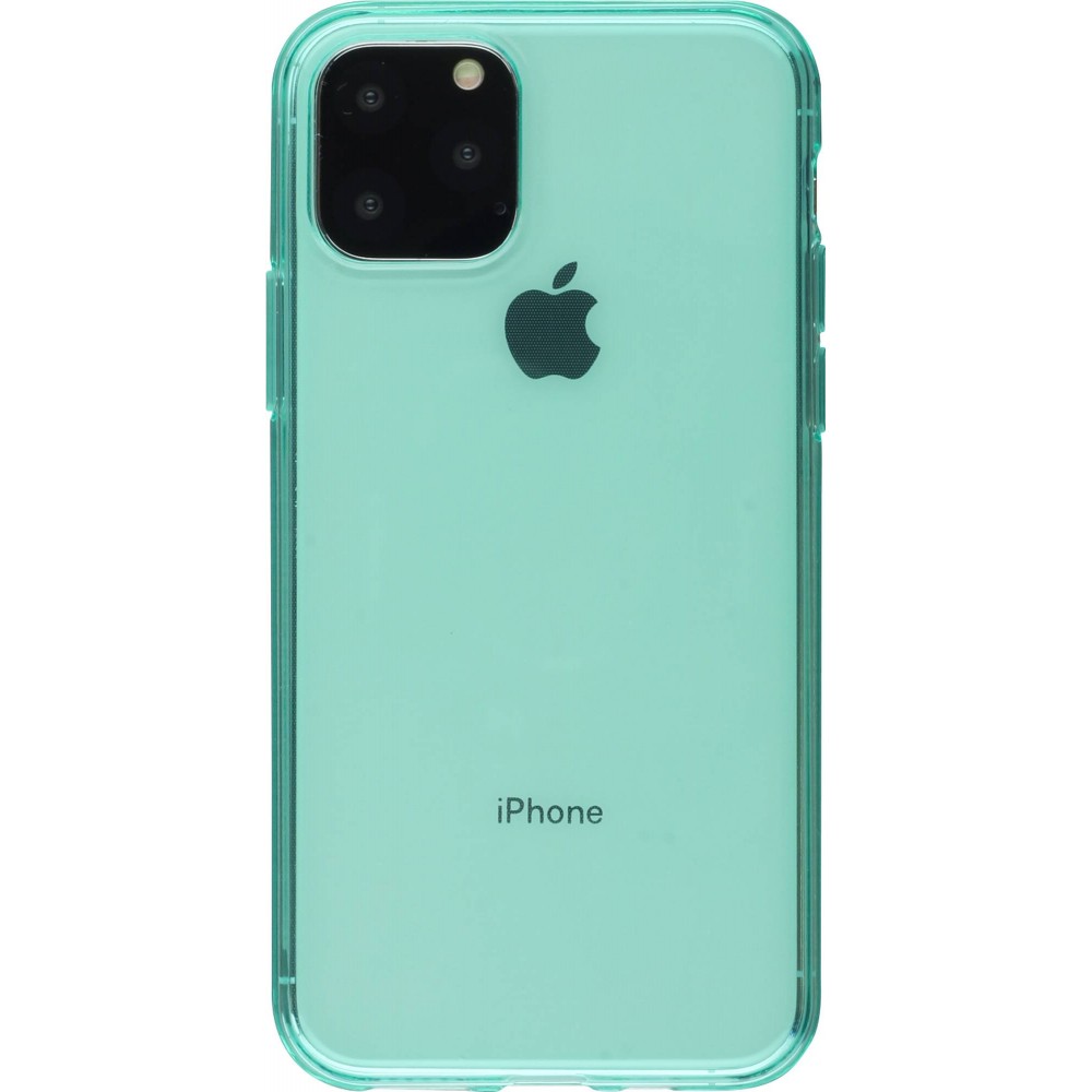 Hülle iPhone 11 - Gummi transparent - Mintgrün