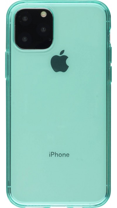 Coque iPhone 11 - Gel transparent - Vert menthe