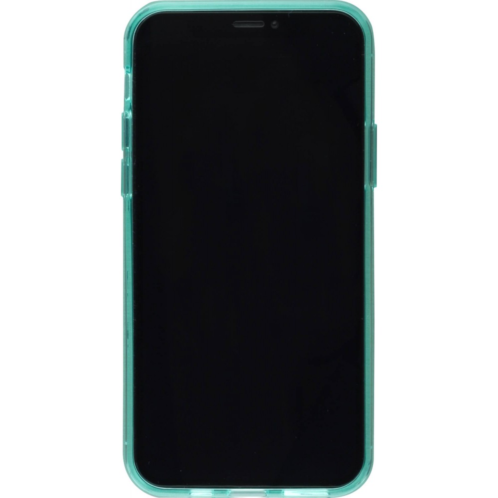 Coque iPhone 11 Pro Max - Gel transparent - Vert menthe