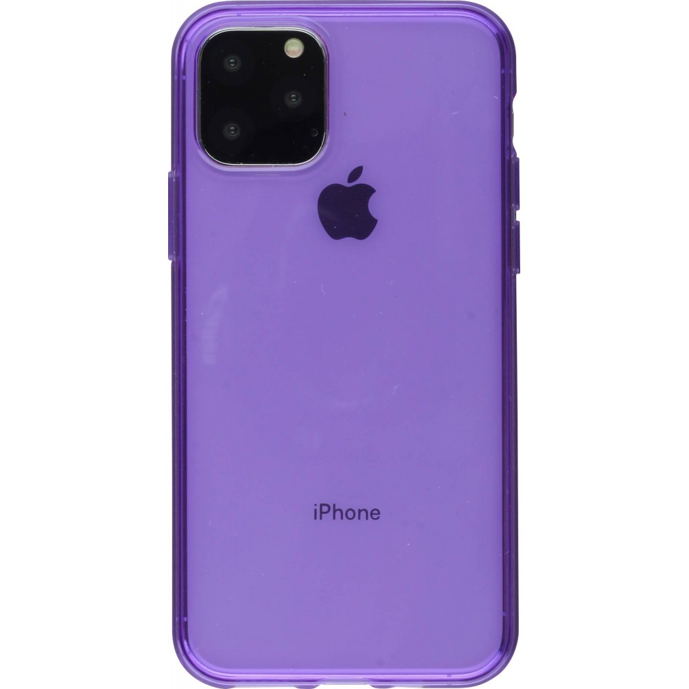 Coque iPhone 11 - Gel transparent - Violet