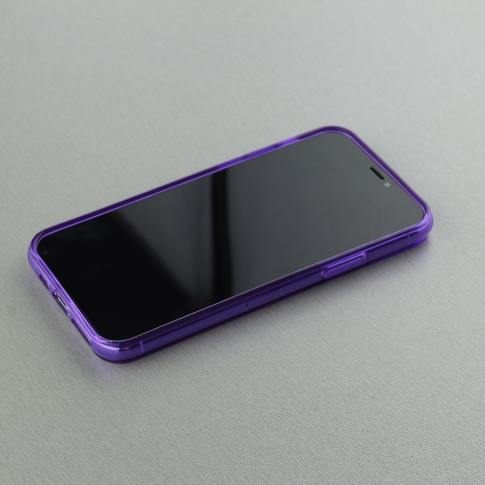 Coque iPhone 11 Pro - Gel transparent - Violet