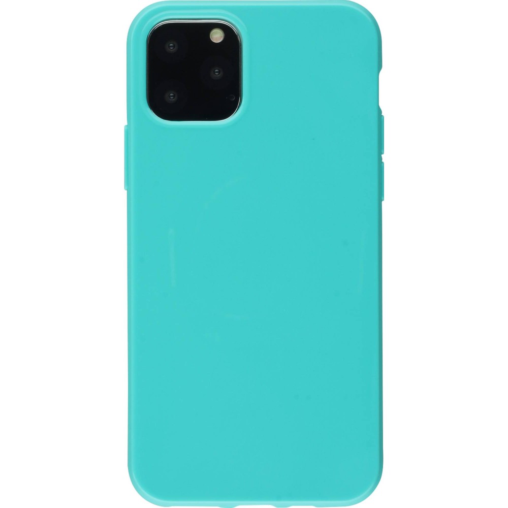 Coque iPhone 12 mini - Gel - Turquoise