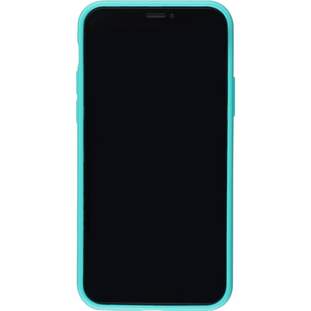 Coque iPhone 12 mini - Gel - Turquoise