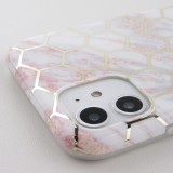 Hülle iPhone 11 - Geometric Bright Line Alveole Marble