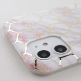 Coque iPhone 11 - Geometric Bright Line Alvéole Marble