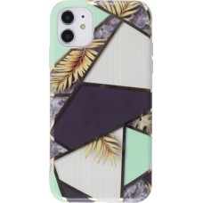 Coque iPhone 11 - Geometric Bright Line Palmier