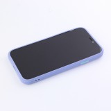Coque iPhone 11 - Glass Line - Bleu clair