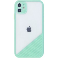 Coque iPhone 11 - Glass Line - Turquoise