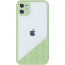 Coque iPhone 11 - Glass Line vert clair