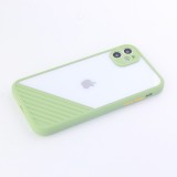 Coque iPhone 11 - Glass Line vert clair