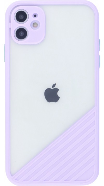 Hülle iPhone 11 - Glass Line - Violett