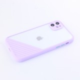 Hülle iPhone 11 - Glass Line - Violett