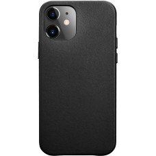 Coque iPhone 11 Pro - ICARER - Fourre standard en cuir véritable - Noir