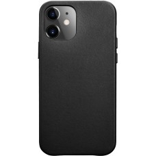 Hülle iPhone 11 - ICARER - Standard-Tasche aus echtem Leder - Schwarz 