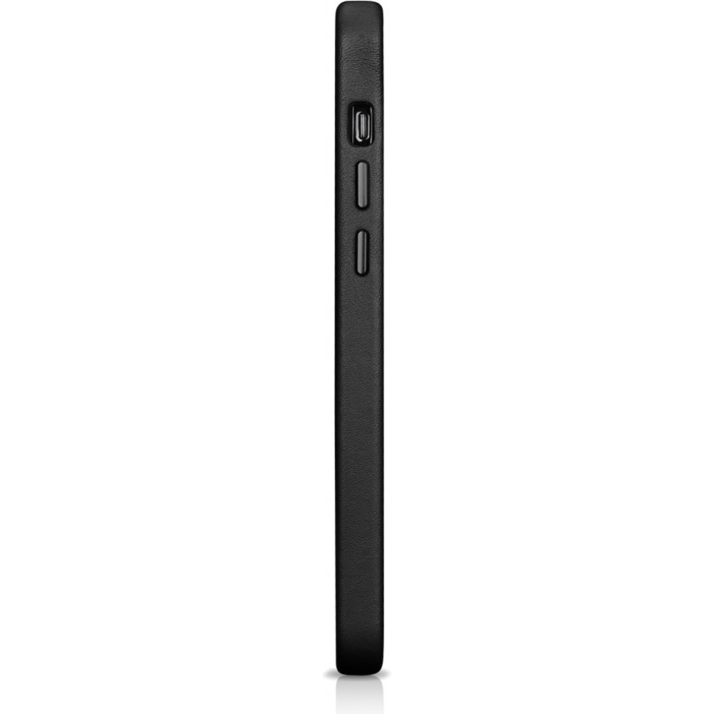 Hülle iPhone 11 Pro Max - ICARER - Standard-Tasche aus echtem Leder - Schwarz 